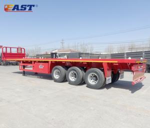 Remolque plano con contenedor de acero EAST, <span class=keywords><strong>semirremolque</strong></span> de buen <span class=keywords><strong>precio</strong></span> con cama plana y características del contenedor - Product Image 5