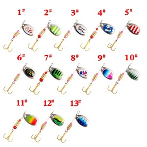 Byloo Marque privée de qualité supérieure Oem Odm Leurre de pêche à la cuillère en métal coulant personnalisé 5.5cm 3.2g Appâts à <span class=keywords><strong>vendre</strong></span> - Product Image 1