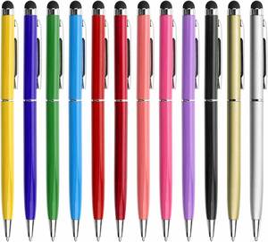 Cheapest 2 in 1 Smart Slim Plastic Ballpoint <b>Pen</b> Spinning Multi-color Wholesale Custom Logo Printed Stylus for <b>Tablet</b> - Product Image 4
