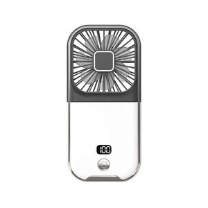 2024 New Arrivals Rechargeable Portable Fans With Phone Holder Power Bank Mini Usb Table Handheld or Neck Fan - Product Image 3