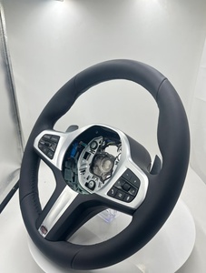 Volant en cuir véritable <span class=keywords><strong>Performance</strong></span> pour BMW G30 F10 F30 F11 G31 G32 X3 G01 X4 G02 M2 G87 M3 G80 M4 G82 G42 G20 M5 - Product Image 2