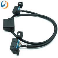 Cable de extensión OBD2 de uno a dos para coche, divisor OBD2 Cable, herramienta de Conector de diagnóstico OBD2 para Buick/para Cadillac/para Cruze