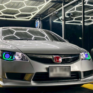 Kit di Retrofit Fari LED VAHID WRGB con Proiettore Halo Ring 5D Angel & Hawk Eyes, DRL Switchback 3/2.5 Pollici, Controllo App 5-12V 5W - Product Image 5