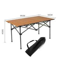 Table Portable de Camping Pas Cher Extérieur Carton Acier Pique-Nique Portable Tables Extérieures Pliantes Mobilier de Camping Tables de Pique-Nique