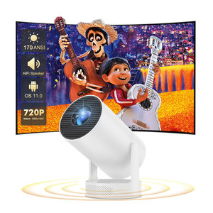 HY300 Ultra 170 ANSI 4K proiettori a lancio corto con Wifi 6 Speaker-base regolabile cling <span class=keywords><strong>proiettore</strong></span> Home Cinema all'aperto - Product Image 1