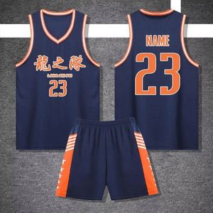 Maillots de basket-ball personnalisés en jersey de polyester respirant pour hommes, équipes de club, séchage rapide, uniformes pour jeunes - Product Image 3
