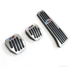 Kits de Interior de Luxo para BMW Série 1-8 GT/X3-X6/Z4, Capas de Pedais de Acelerador/Freio/Embreagem em Liga de Alumínio, LOGO 2018-2026 - Product Image 4