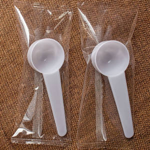 Cuchara medidora redonda de plástico, <span class=keywords><strong>10g</strong></span>, 20ml, 20cc, pp, buena calidad, cuchara para té y café - Product Image 4