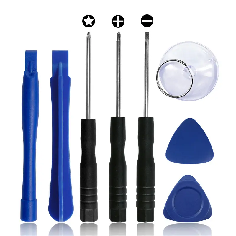 DIY 8 in 1 Repair tools Mini Screwdriver Combination for Mobile Phone PC Tablet with Screen open pry