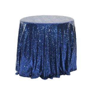 New Silver Round <b>Table</b> <b>Cover</b> Sequin <b>Black</b> Party Decoration Beige Glitter Tablecloth for Wedding - Product Image 1