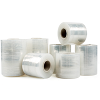 Films plastiques PE personnalisés imprimables, film rétractable à chaud pour l'emballage, film rétractable thermique en rouleau pour bouteilles d'eau et de boissons