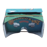Lunettes rv 3D Google pliable, en carton, de réalité virtuelle, pour l'éducation des enfants, Diy bricolage