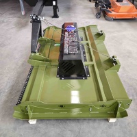 Desbrozadora Agrícola con Enganche de 3 Puntos, Cadenas de Protección, Caja de Engranajes, Rodamientos Ajustables, Alta Productividad para Mantenimiento de Tractores, Pastos y Caminos