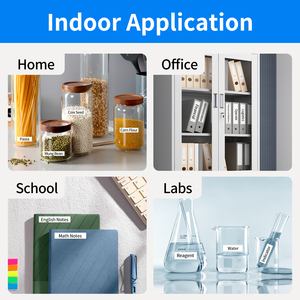 Ruban d'étiquettes en vinyle noir sur rouge pour équipement de laboratoire compatible avec M21-250-595 <span class=keywords><strong>Brady</strong></span> BMP21-PLUS BMP21-LAB étiqueteuse - Product Image 5