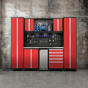 Ensemble <span class=keywords><strong>d</strong></span>'armoires à outils en acier, armoire <span class=keywords><strong>murale</strong></span>, étagères réglables, OEM disponible, garantie de 3 ans pour la réparation automobile, garage, <span class=keywords><strong>atelier</strong></span> - Product Image 1