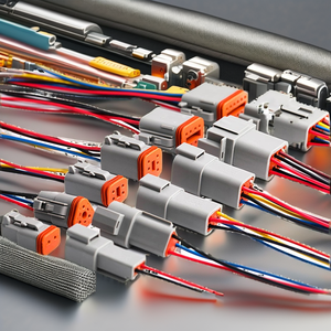 Rangkaian Kabel Konektor Elektronik Berinsulasi PTFE 2 Pin XT30 XT60 XT90 300mm Kustom OEM ODM Wiring Harness - Product Image 2