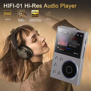 เครื่องเล่น MP3 แบบพกพา Hi-Fi Lossless ตัวเครื่องโลหะ พร้อมช่องต่อสัญญาณเสียง รองรับ DSD อุปกรณ์เสียงคุณภาพสูงสำหรับนักเรียนและนักกีฬา - Product Image 6