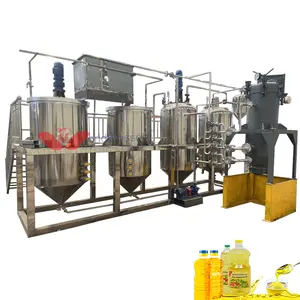 Quality assurance Palm oil refinery crude oil refining equipment vegetable oil production machinery from factory
