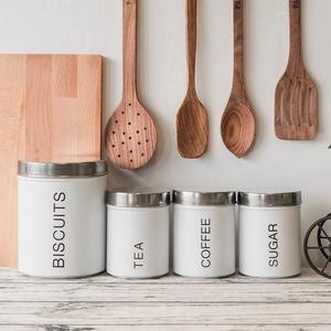 <strong>Set</strong> <strong>of</strong> 3 Coffee <strong>Canister</strong> <strong>Set</strong> Air-tight Kitchen Stainless Steel Metal Storage Box/<strong>canister</strong>/bin - Product Image 3