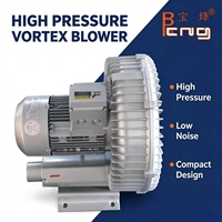 Souffleur d'air haute pression 750W monophasé à pompe à vortex annulaire pour l'aération des étangs de crevettes