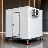 Contenedor Refrigerado Móvil de 20 pies, Panel Solar, Compresor Insonorizado, Bomba de Motor, Refrigerante R-32