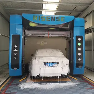 Risense Double Arm High Pressure Touch Free No Contact Touchless Automatic Car Wash 2022 Without Brush