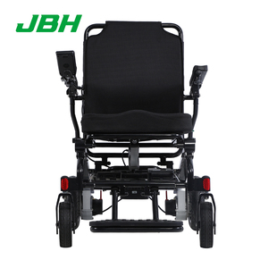 Anziani disabili sedia a rotelle elettrica Anhui terapia di riabilitazione fornisce JBH leggero portatile pieghevole metallo nero Ce 20km - Product Image 5