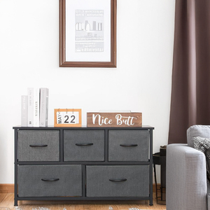 ODM OEM 5 Cajones Salón Dormitorio Organizador de almacenamiento Tocador de tela - Product Image 2