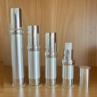 Bouteille cosmétique en plastique sans air pour cosmétiques, 30ml 50ml 100ml, réutilisable, à jeter après utilisation, connue dans le monde entier