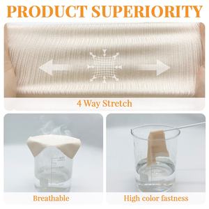 مخزون الكثير لامعة معدني ناعم محكم شريط البوليستر <span class=keywords><strong>Spandex</strong></span> الملابس الداخلية الملابس الداخلية أقمشة بحر - Product Image 2