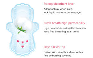 Assorbenti Igienici in Cotone OEM all'Ingrosso per Donne, Etichetta Privata, Ultra Sottili, Usa e Getta, Fornitura di Fabbrica - Product Image 4