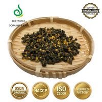 Thé Oolong en vrac de qualité supérieure USDA, saveur Osmanthus de Taïwan, mélange Alishan, avec une note florale douce, 1 kg, ISO HACCP, vente en gros en vrac