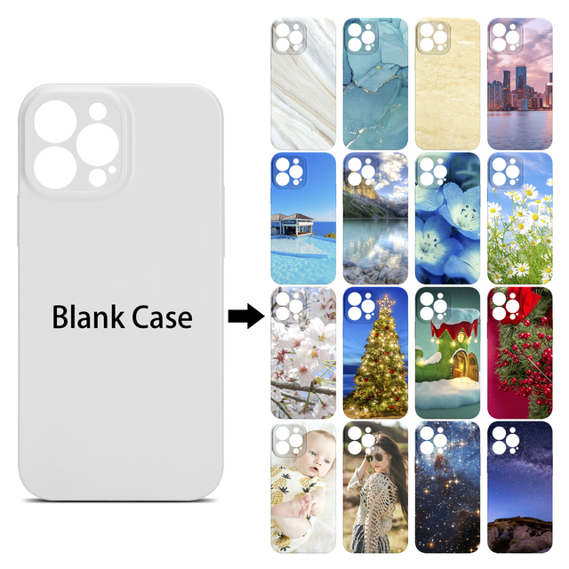 Custom Print 3D Sublimation Blank Case Vacuum Heat Press PC Hard Phone Case for iPhone Samsung Xiaomi Honor