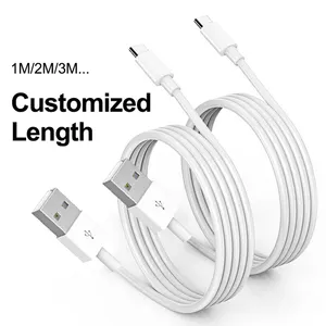 Prix usine USB Type C Câble 1M 2M 3M Charge Rapide Type-C Câble Pour Samsung S8 S9 Plus Pour Huawei Données USB C Câble