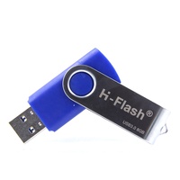 Memoria USB H-Flash, Memoria USB Profesional de Fábrica de 1GB 2GB 16GB 32GB 64GB 128GB 256GB con Anillo para Llaves