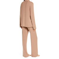 Pyjama Femme d'Intérieur en Coton Biologique Premium Respirant et Bambou Certifié GOTS