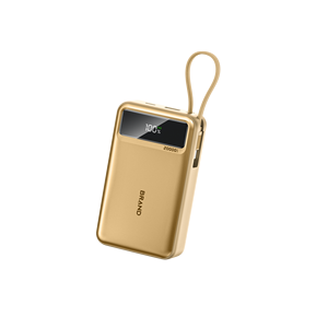 พาวเวอร์แบงค์ขนาดกะทัดรัด 20000mAh พร้อมโลโก้สั่งทำพิเศษ รองรับการชาร์จเร็ว 22.5W สายชาร์จในตัว พร้อมหน้าจอ LED - Product Image 4