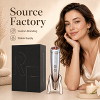 Appareil de massage facial chaud et froid anti-gonflement, machine électrique d'introduction de produits pour le visage, masseur de beauté pour le lifting et le raffermissement du visage et du cou