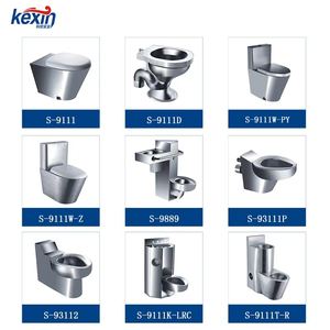 Inodoro de Acero Inoxidable de Una Pieza, Montado en <span class=keywords><strong>el</strong></span> Suelo, Estilo Occidental, Más Vendido de Kexin, para Escuelas, Hoteles, Prisiones y Espacios Públicos - Product Image 3