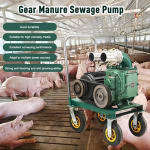 Bomba de Succión de Estiércol Agrícola Pequeña de Alta Potencia con Engranajes, de Fuerte Succión y Sin Obstrucciones, para Granjas de Cría - Product Image 2