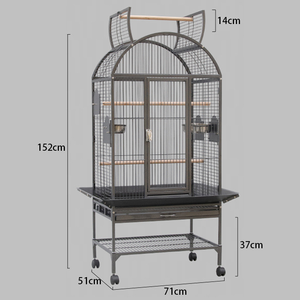 Wholesale <strong>Parrot</strong> <strong>Aviary</strong> Large Metal Bird Cage with Stand Birdhouse <strong>parrot</strong> cage - Product Image 2
