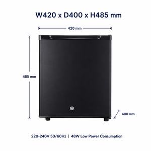 Mini-réfrigérateur électrique portable compact de 30 litres pour hôtel avec étagère magique et aménagement intérieur réglable - Product Image 3