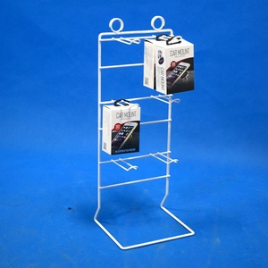 Promoción de marca, soporte de exposición de alambre de metal personalizado con estante de presentación de alimentos con clavija LCD, exhibición de tienda minorista - Product Image 6