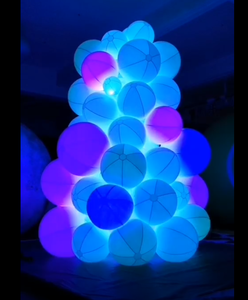 ลูกโป่งแบบอินเทอร์แอคทีฟไฟ LED เปลี่ยนสีได้ลูกโป่งฝูงชนแบบสูบลมได้สำหรับงานปาร์ตี้คอนเสิร์ต - Product Image 3