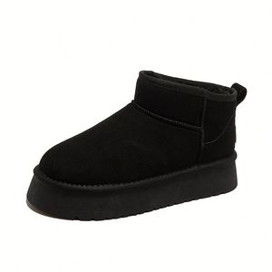 Nouvelles bottes de neige classiques pour femmes, à semelle épaisse, antidérapantes, en coton chaud et confortables - Product Image 3