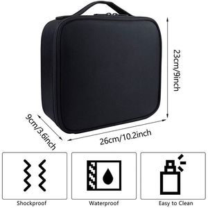 Factory-Crafted Large Capacity Waterproof PU Leather <b>Makeup</b> Bag Fashion Style <b>Case</b> Zipper Travel Organize Protect Cosmetics - Product Image 3