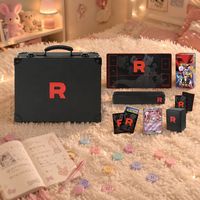 Jeu de cartes à collectionner Pokémon édition chinoise (TCG) CSV10C, Coffret cadeau exclusif Sac à main Équipe Rocket Lapin Rouge, Article de collection