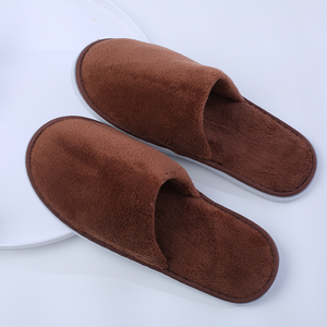 Ciabatte Spa in pile di corallo di lusso personalizzate personalizzate con Logo personalizzato servizi per gli ospiti per <span class=keywords><strong>Hotel</strong></span> e Spa - Product Image 5