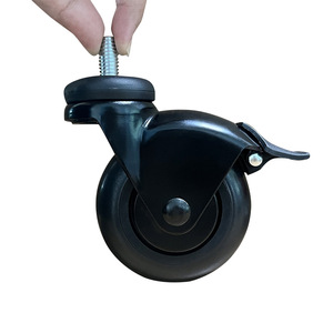 Nuevo Rueda Giratoria Industrial Temple de 3 Pulgadas con Freno para Uso Pesado - Product Image 4