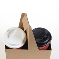 Boîte d'emballage personnalisée en carton ondulé recyclable pour bouteilles, boissons, spiritueux, panier à vin, porte-bière en papier kraft